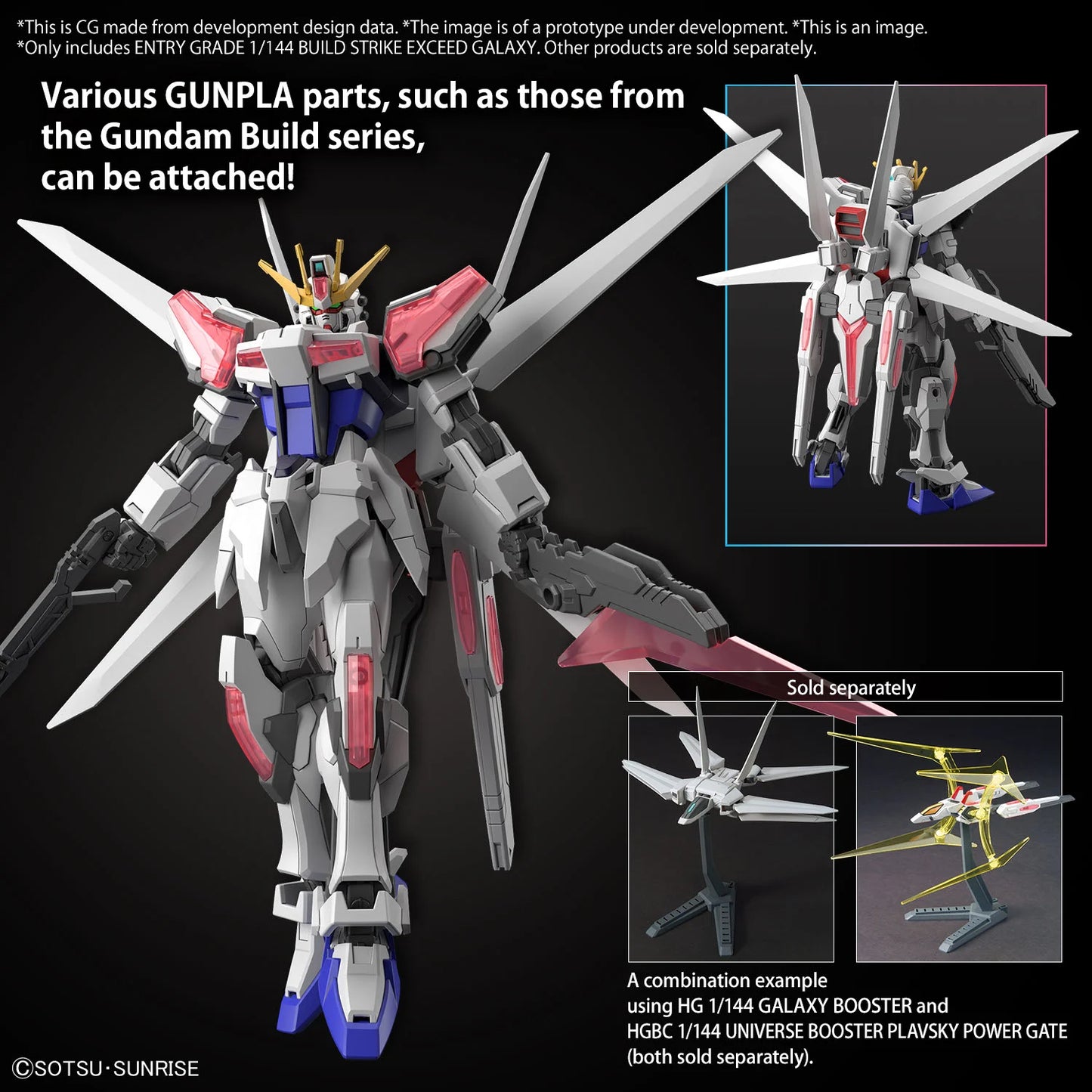 GUNDAM - EG 1/144 - Build Strike Exceed Galaxy - Model Kit