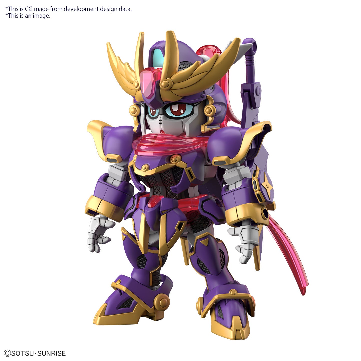 GUNDAM - SD Gundam Cross Silhouette - F-Kunoichi Kai - Model Kit