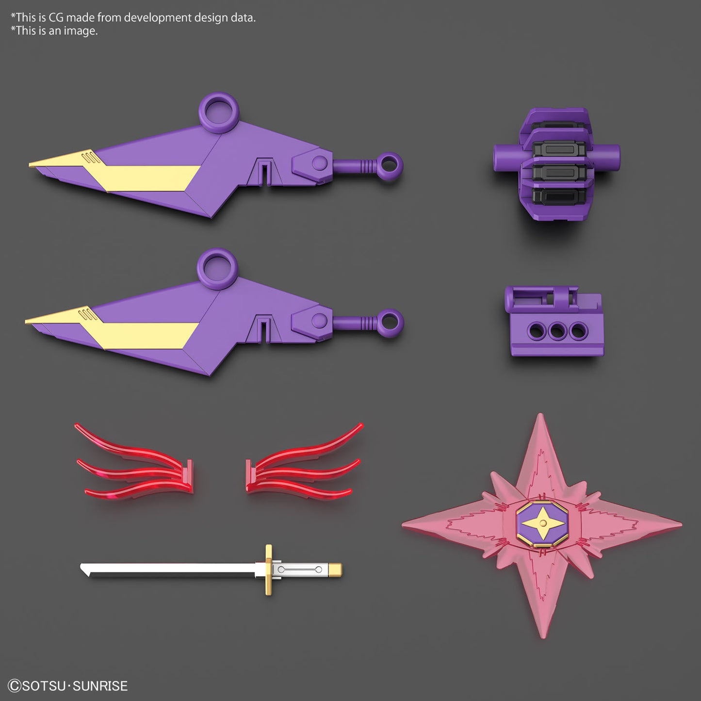GUNDAM - SD Gundam Cross Silhouette - F-Kunoichi Kai - Model Kit