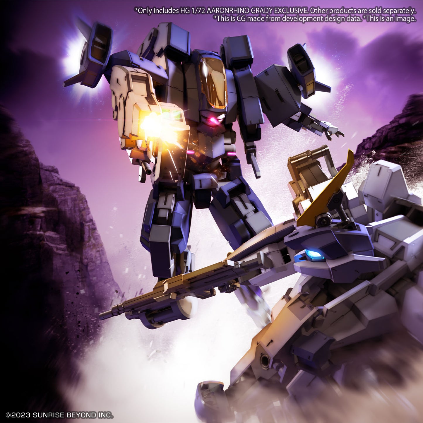 KYOUKAI SENKI - HG 1/72 - Aaronrhino Grady Exclusive - Model Kit