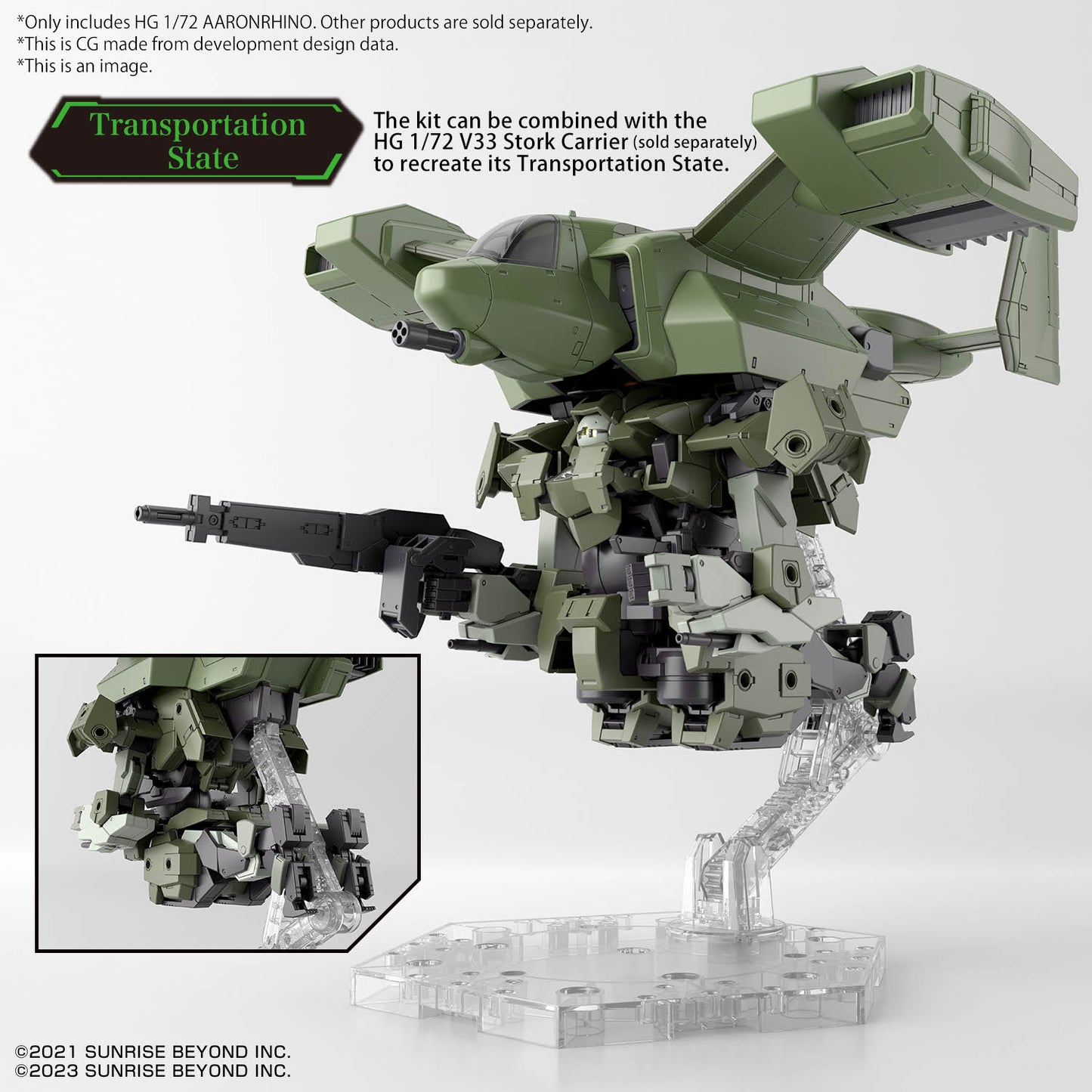 KYOUKAI SENKI - HG 1/72 - Aaronrhino - Model Kit