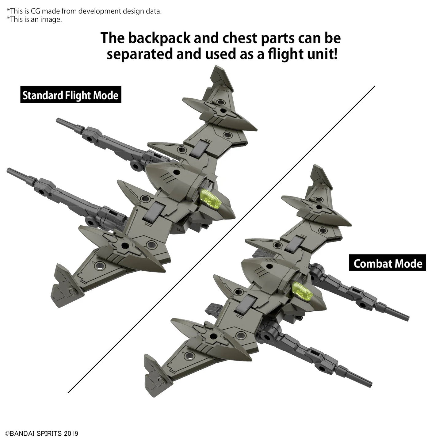 30MM - 1/144 - bEXM-21 Verdenova (Green) - Model Kit - Zone Gunpla