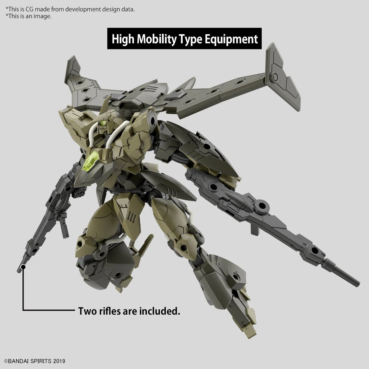 30MM - 1/144 - bEXM-21 Verdenova (Green) - Model Kit - Zone Gunpla