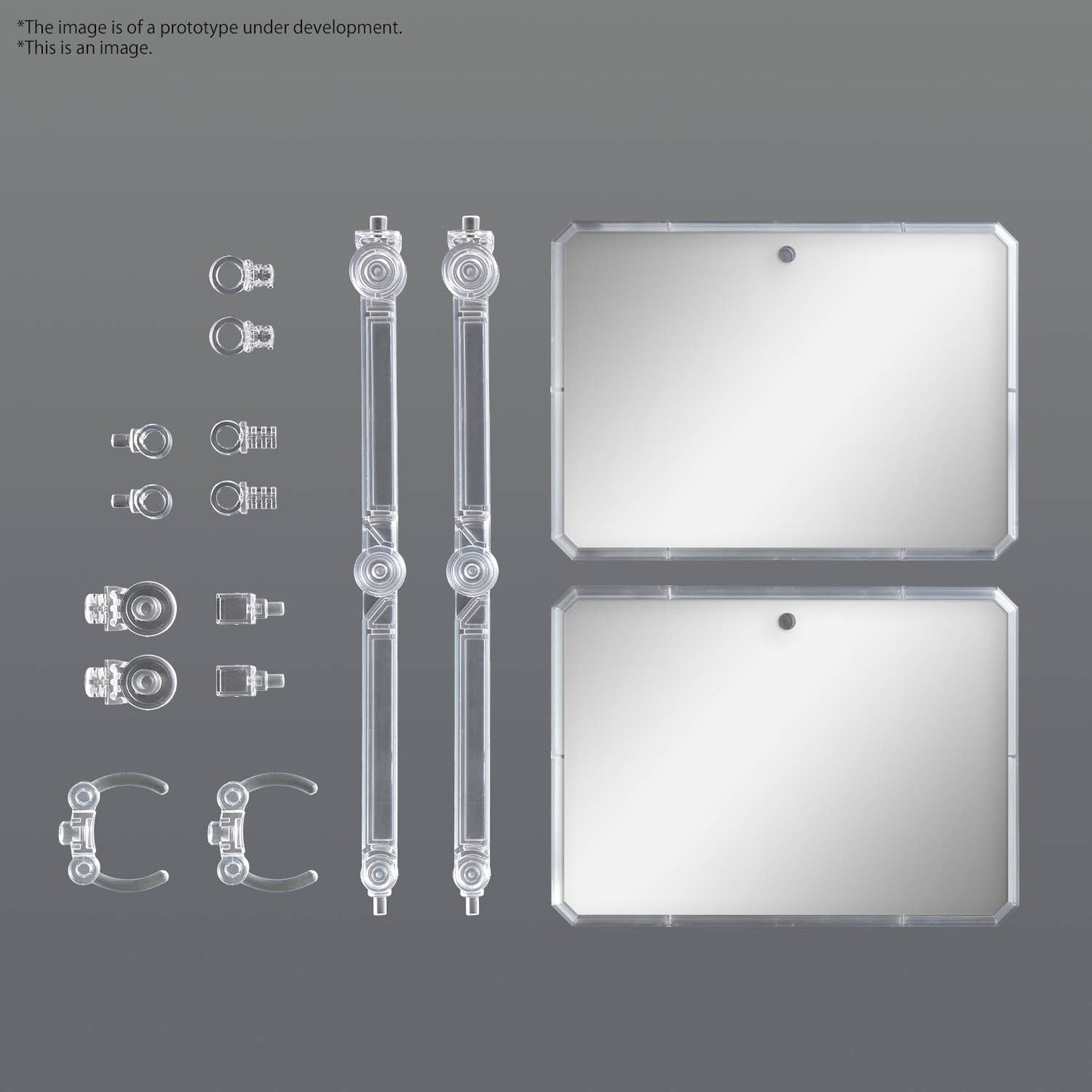 GUNDAM - Action Base 7 (Clear Color) Mirror Stickers Set