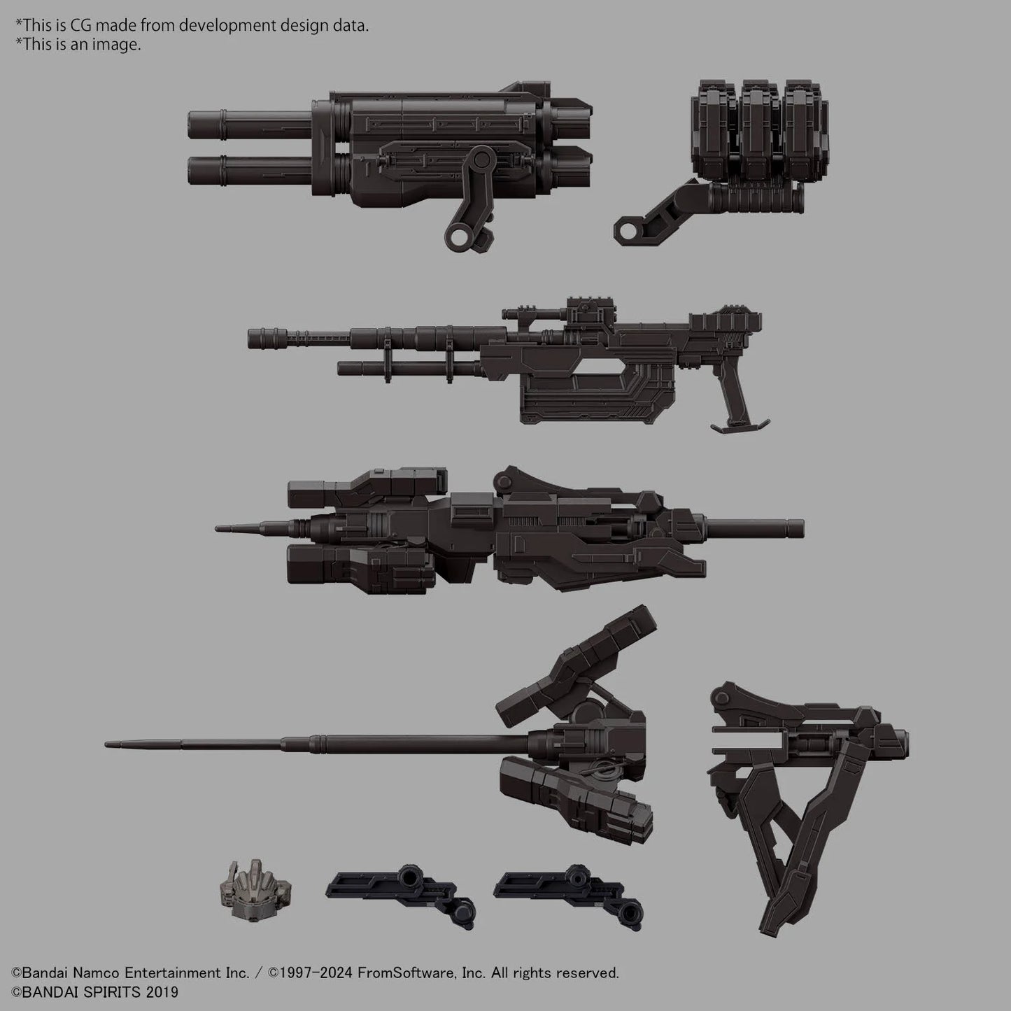 ARMORED CORE VI - 30MM - RaD CC-2000 Orbiter Nightfall - Model Kit