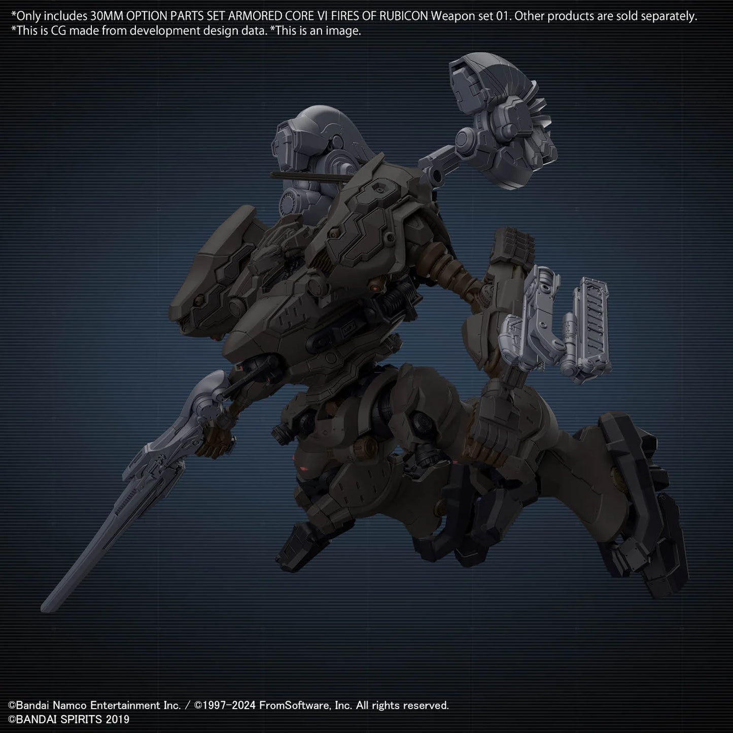 ARMORED CORE VI - 30MM - Option Parts Set Weapon Set 01 - Model Kit
