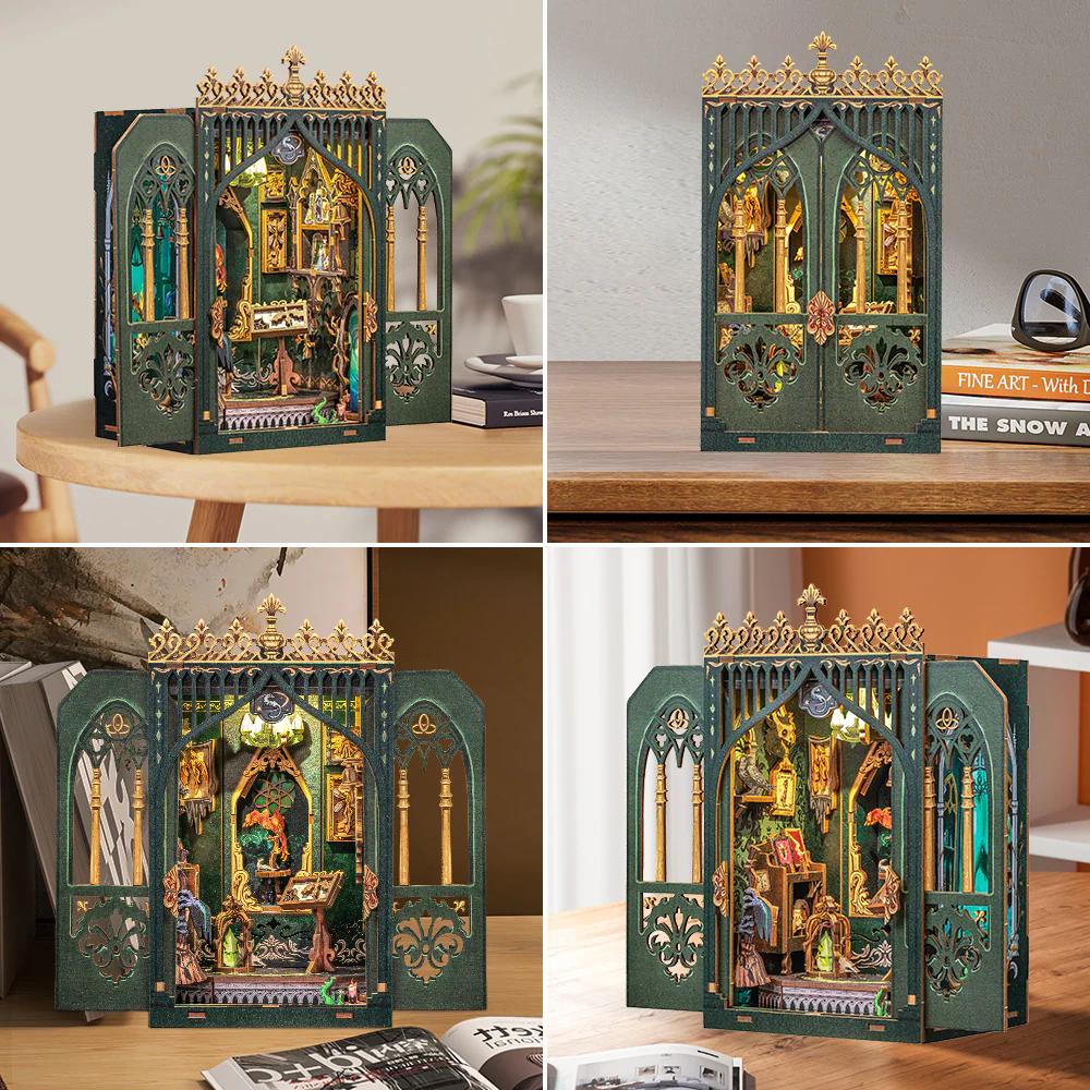 MINIATURE HOUSE - DIY - Herbier des Ténèbres - 90pc + Eclairage LED - Image 5