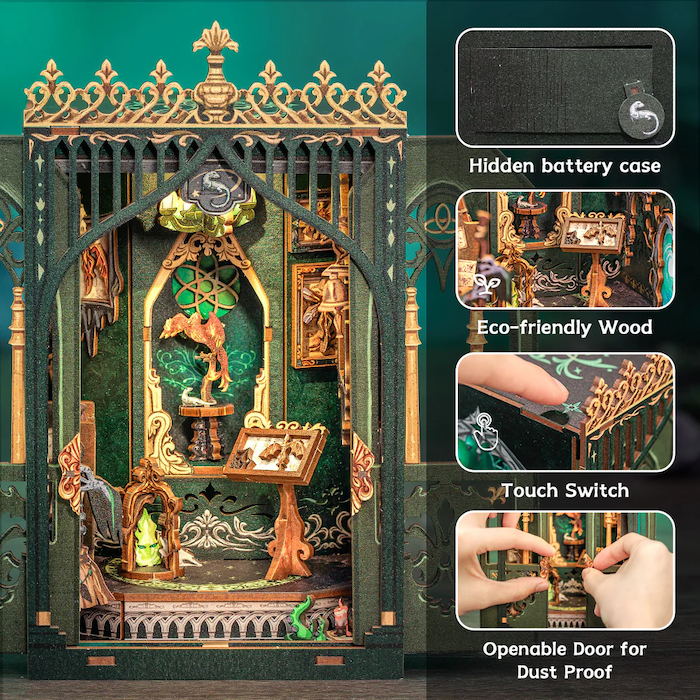MINIATURE HOUSE - DIY - Herbier des Ténèbres - 90pc + Eclairage LED - Image 6