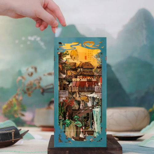 BOOK NOOK KIT - DIY - La Vie de Su Dongpo - 280pc + Eclairage LED - Image 3