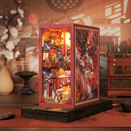 BOOK NOOK KIT - DIY - La Légende de Mulan - 298pc + Eclairage LED - Image 3