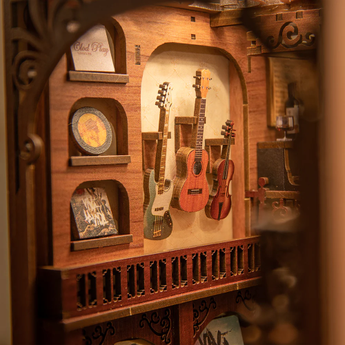 BOOK NOOK KIT - DIY - Le Rythme Secret - 355pc + Eclairage LED - Image 4