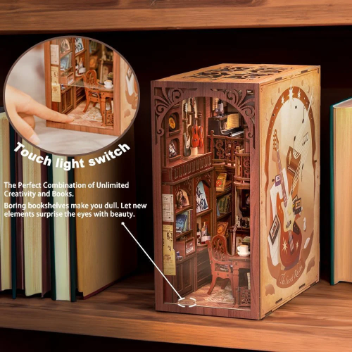 BOOK NOOK KIT - DIY - Le Rythme Secret - 355pc + Eclairage LED - Image 5