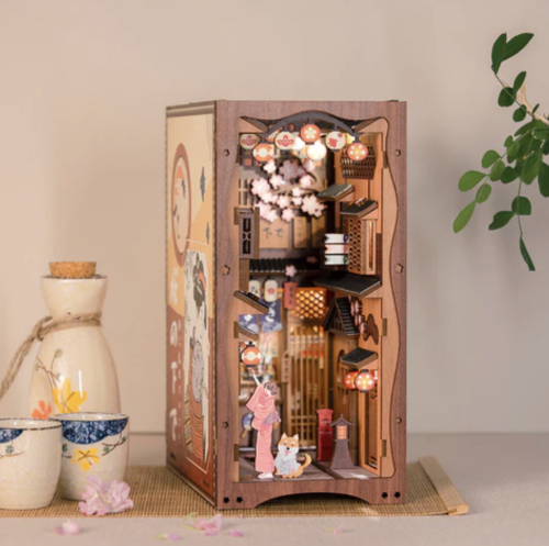 BOOK NOOK KIT - DIY - Sous l'Arbre de Sakura - 214pc + Eclairage LED - Article 5