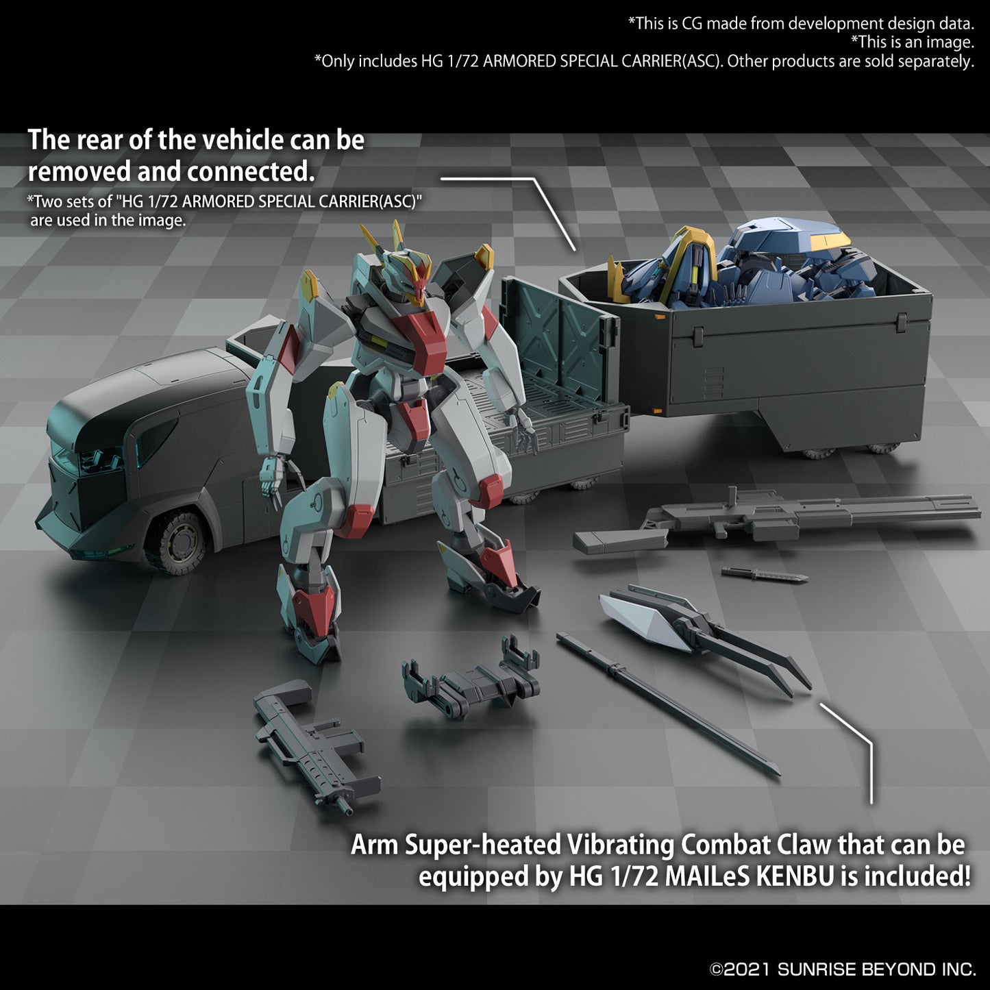 境界戦記 - HG 1/72 - 装甲特殊空母 (ASC)