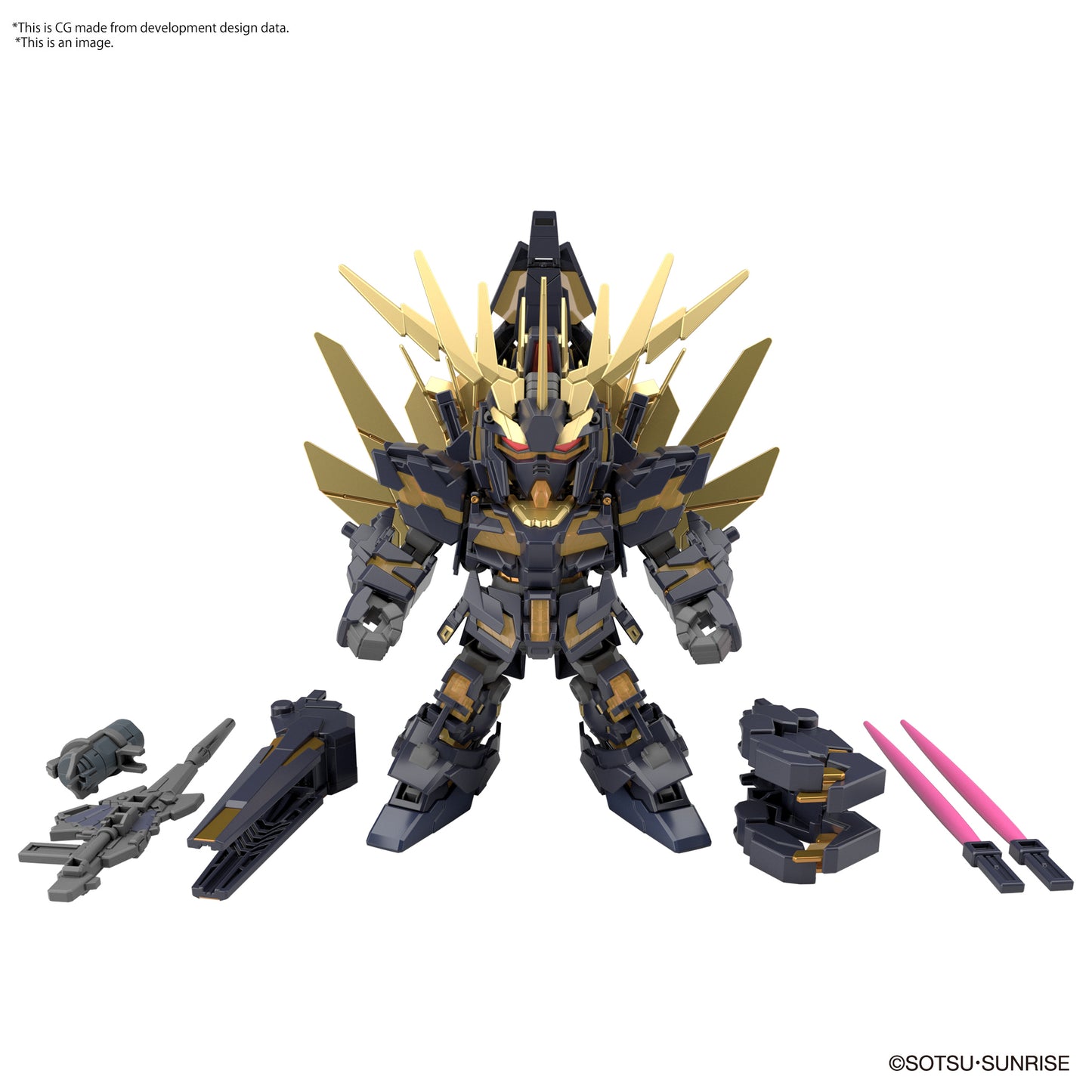 GUNDAM - SD Cross Silhouette - Unicorn 02 Banshee & Norn Parts