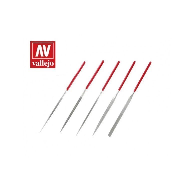 Set of 5 Diamond Needle Files