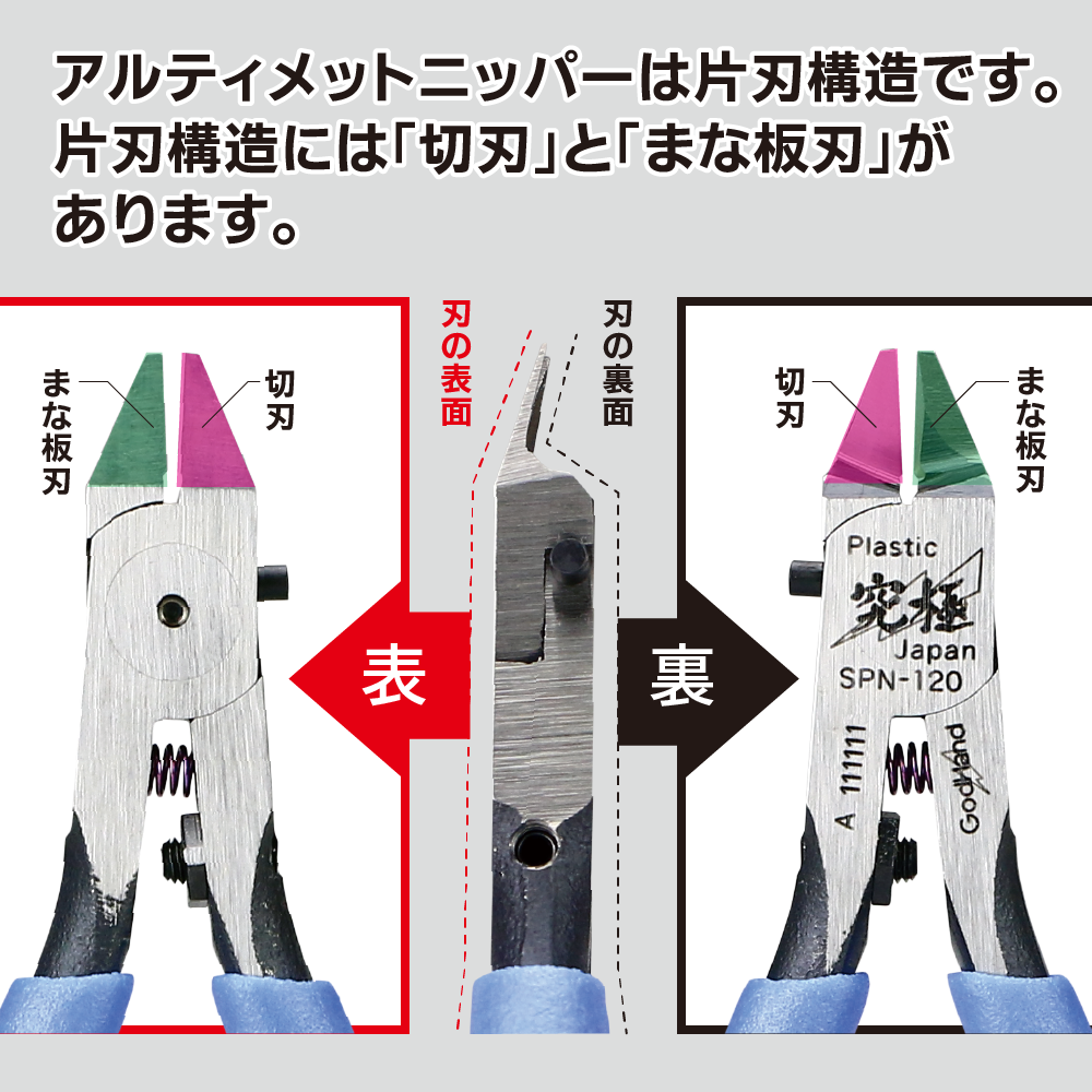 ゴッドハンド アルティメットニッパー5.0 SPN-120 