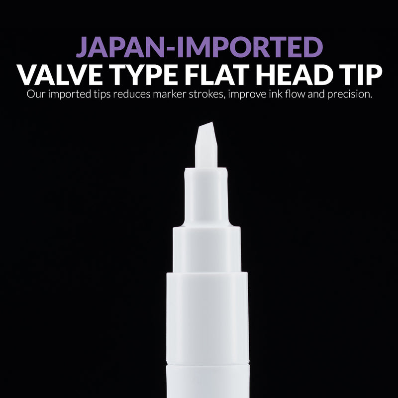 Gaahleri - Eraser Markers X2 valve type flat head tip