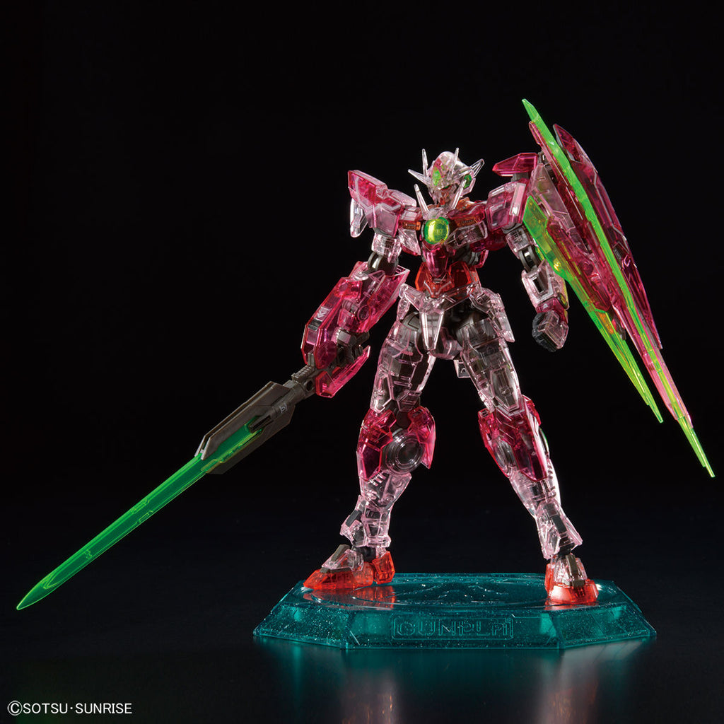 RG 1/144 - Gundam Base Limited - 00 Qan(T) (Trans-Am Clear)-1