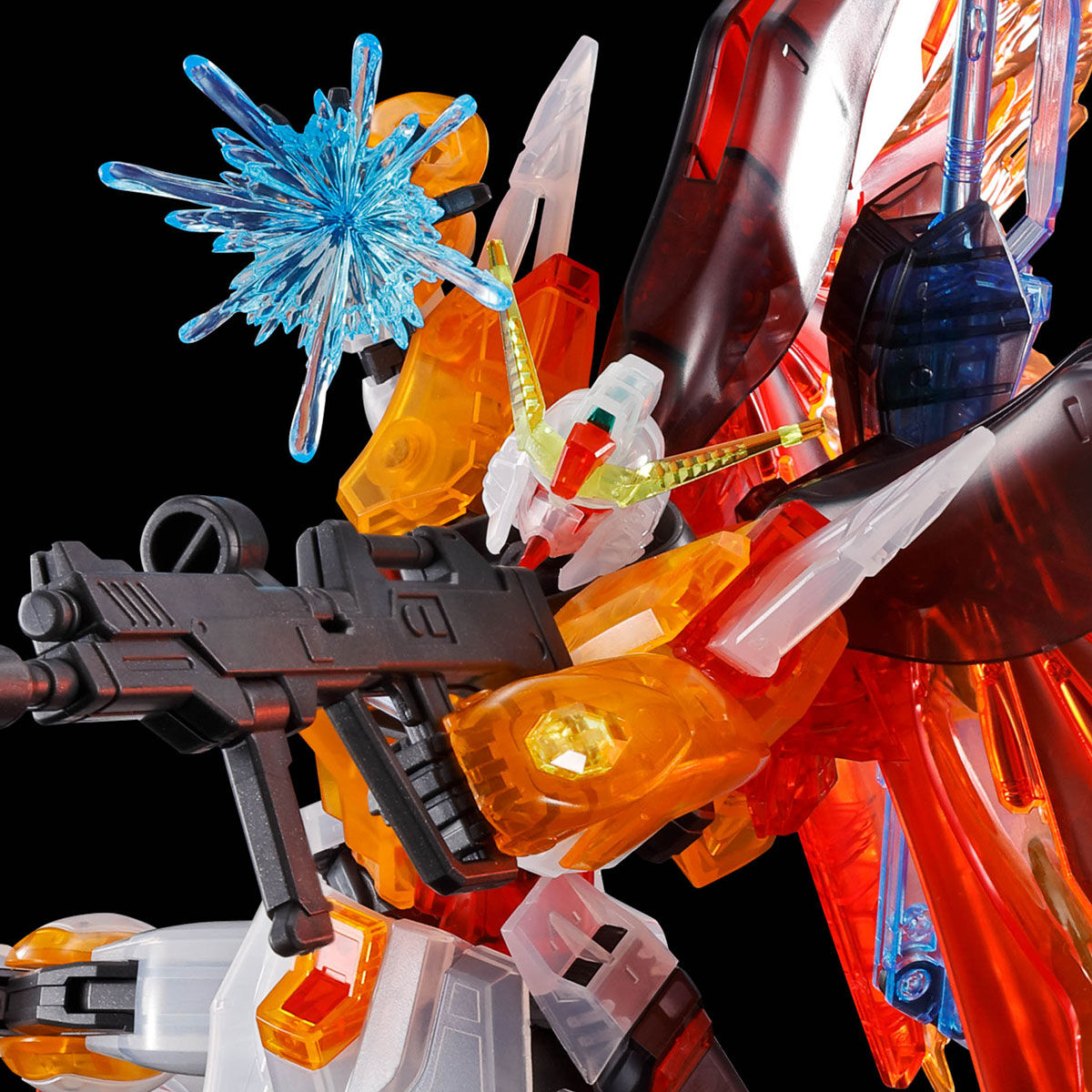 GUNDAM - HG 1/144 - Revolution Destiny Gundam (Heine Westenfluss Custom) (Clear Color) - Premium Bandai image 1