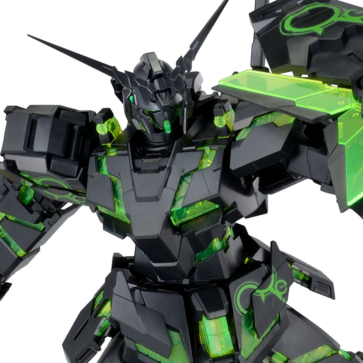 MG 1/100 - Gundam Base Limited - Unicorn Gundam [Recirculation Color / Clear Neon Green]1