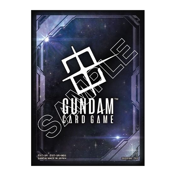 Gundam Card Game - Official Card Sleeves EX Space Black [EVX03]
