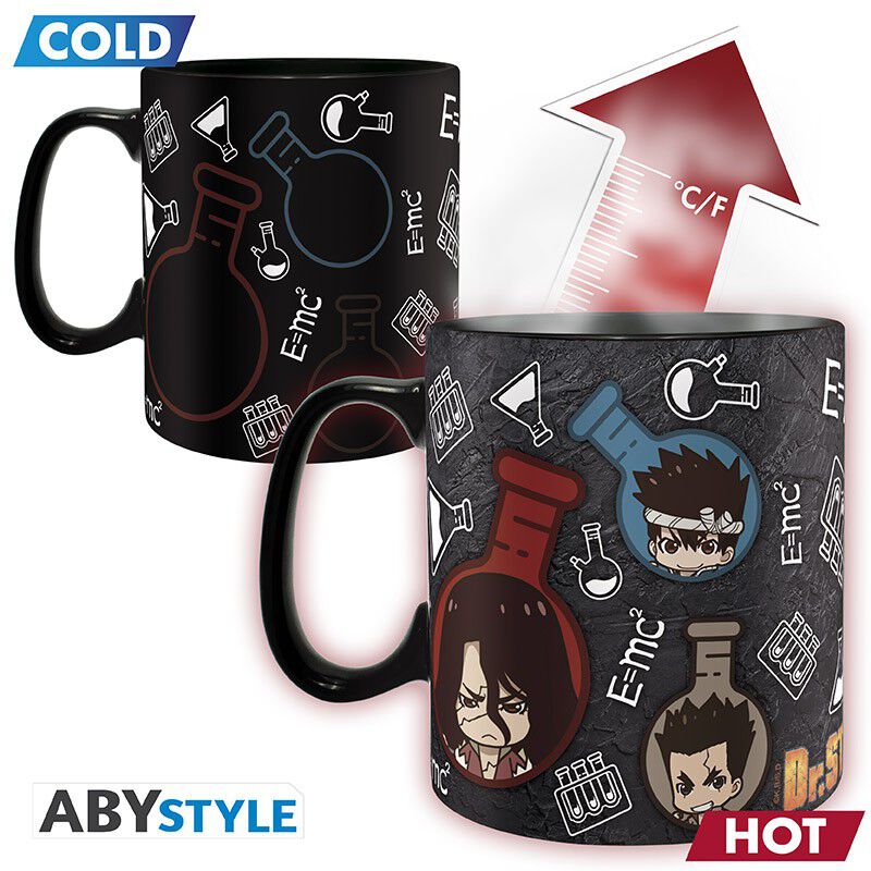 DR STONE - Mug thermoréactif - Groupe