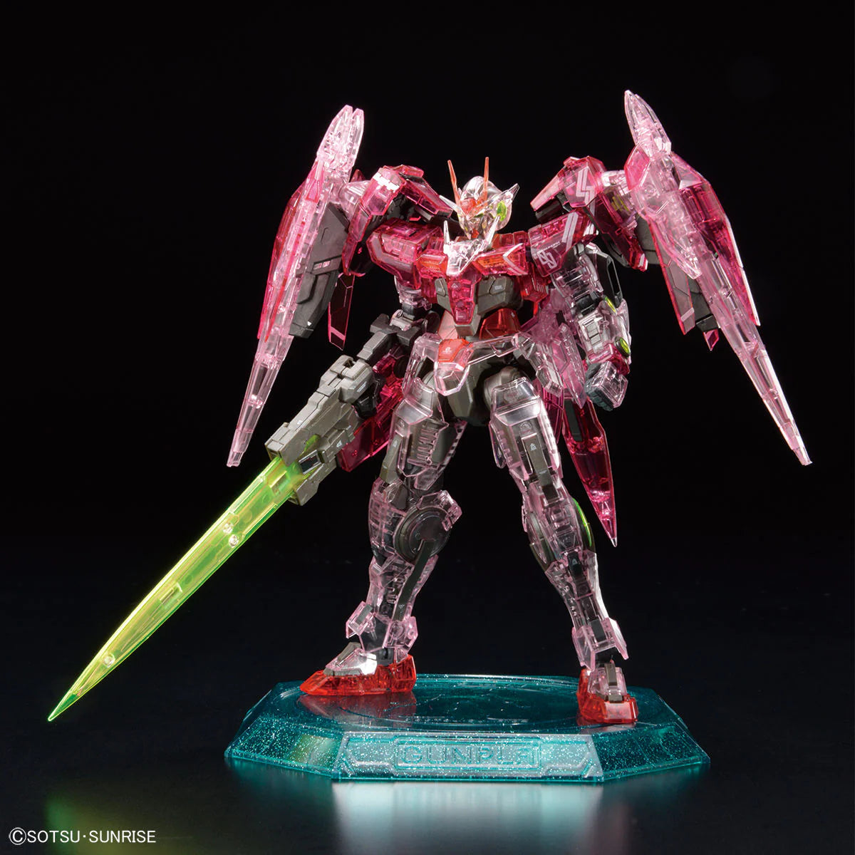 RG 1/144 - Gundam Base Limited - 00-raiser [Trans-Am Clear]