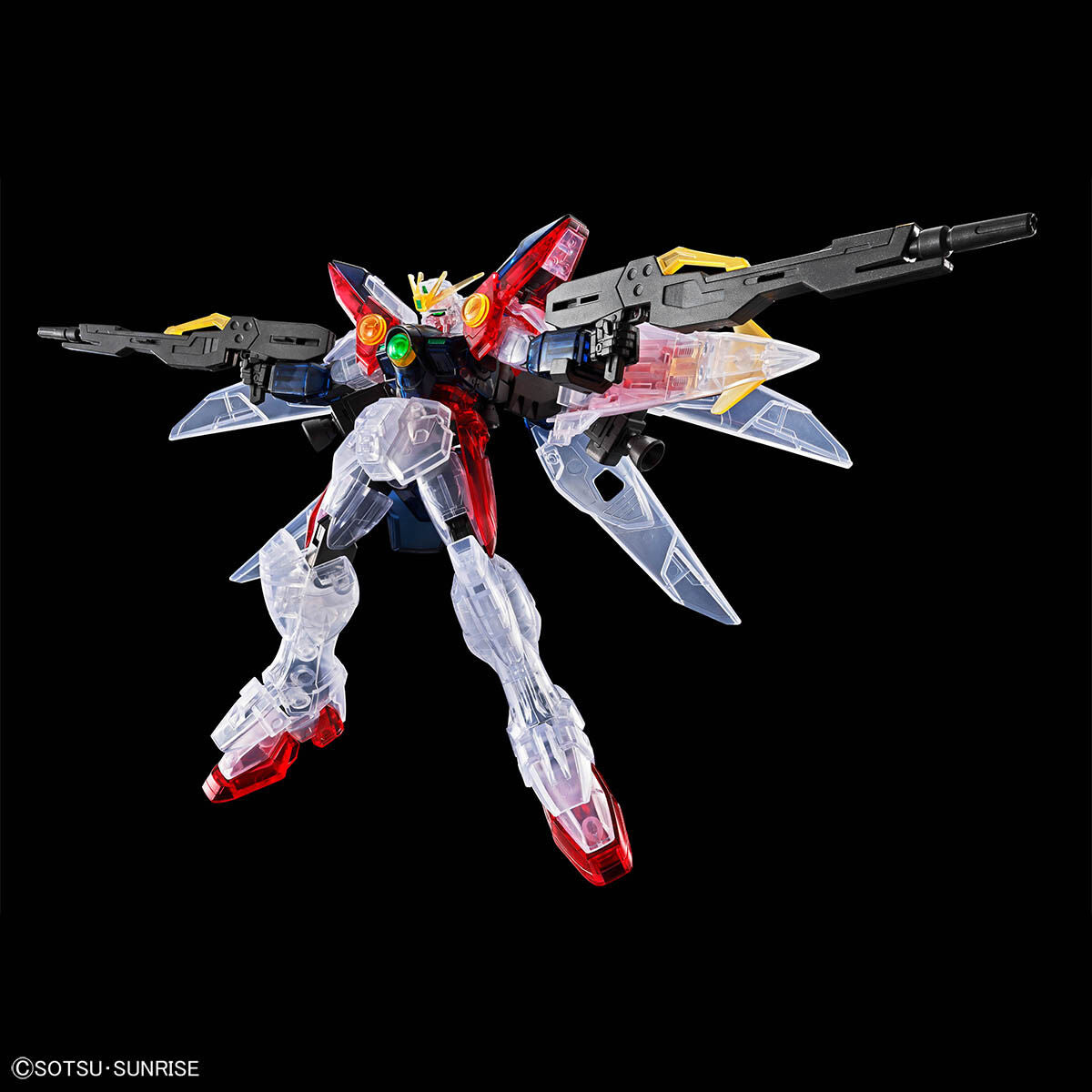 GUNDAM - HG 1/144 - XXXG-00W0 Wing Gundam Zero (Clear Color) - Premium Bandai - image 2
