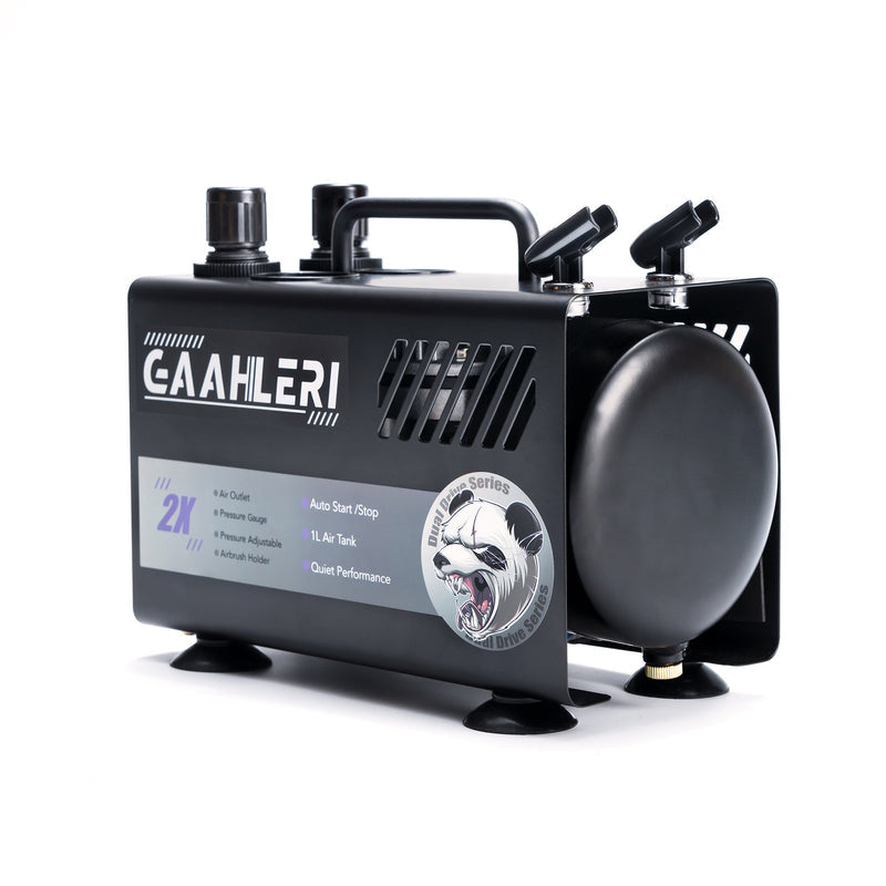 Gaahleri - Dual Drive Series Airbrush Kit Compressor GT-918-2