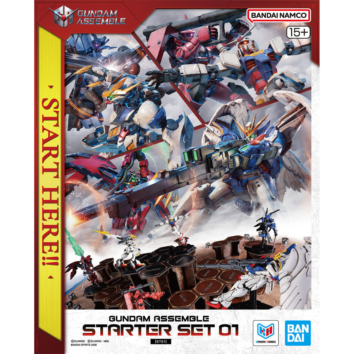 Gundam Assemble - Starter Set 01 [ST01] boxart set