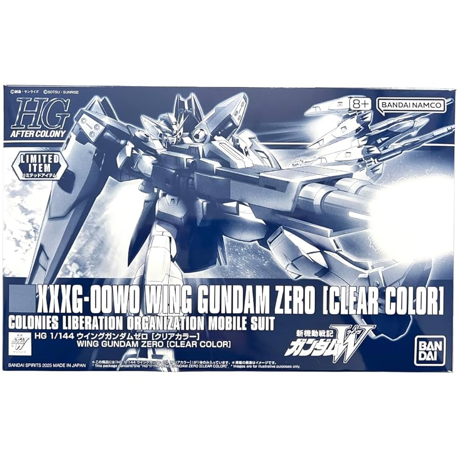 GUNDAM - HG 1/144 - XXXG-00W0 Wing Gundam Zero (Clear Color) - Premium Bandai - image 4 - artbox