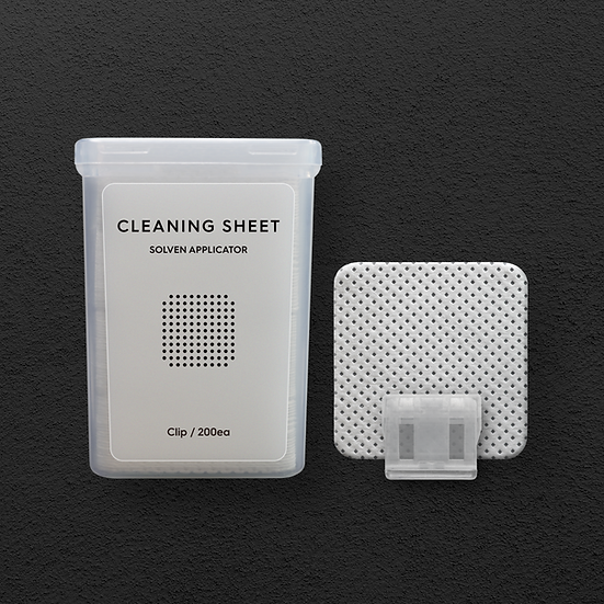 GUNPRIMER - Cleaning Sheet [200ea + Holding Clip]