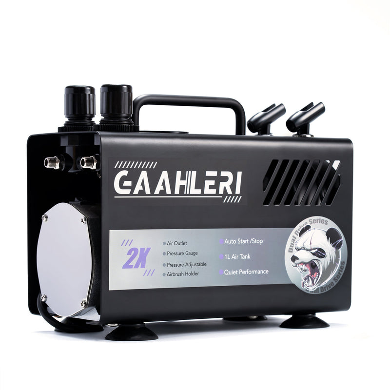 Gaahleri - Dual Drive Series Airbrush Kit Compressor GT-918-5