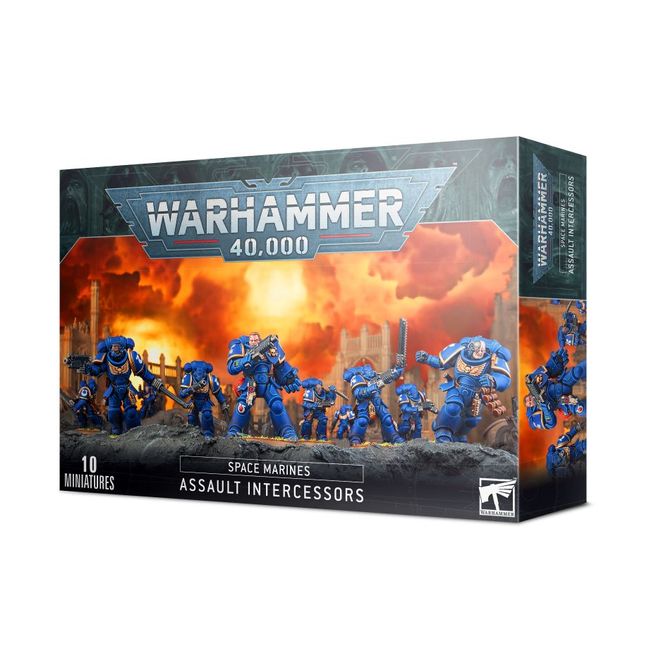 Warhammer 40K – Space Marine Primaris Assault Intercessors box
