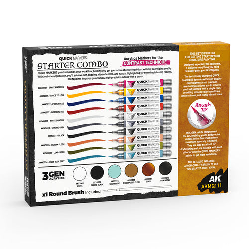 Ak Interactive - Quickmarker Starter Combo + 3Gen Set
