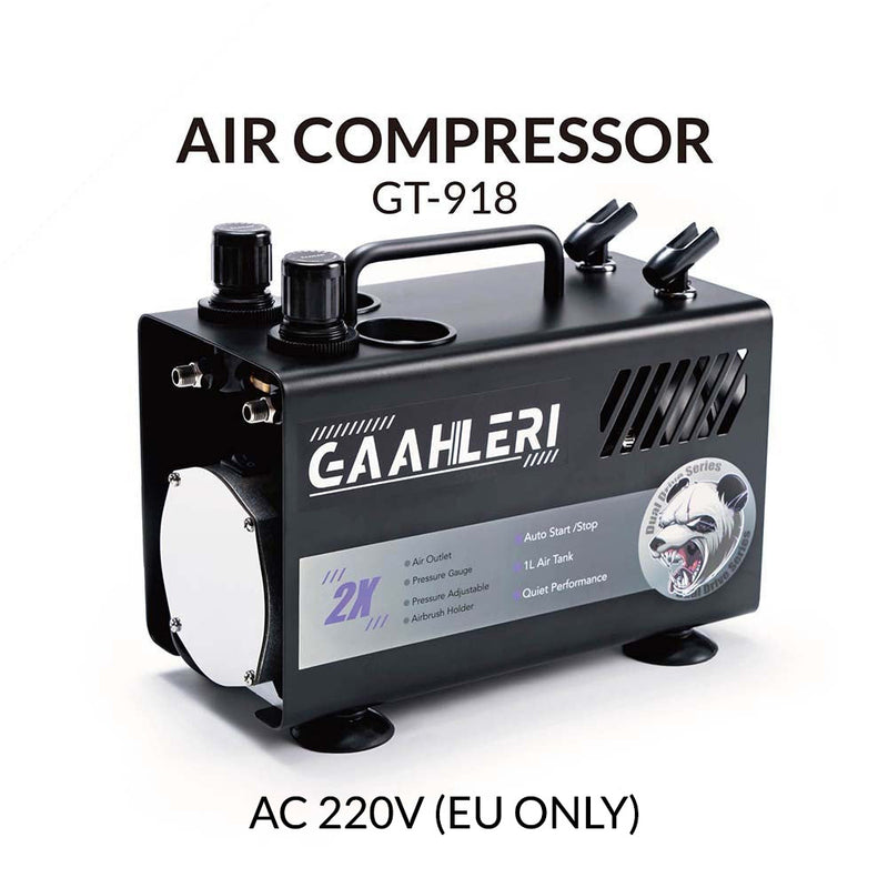 Gaahleri - Dual Drive Series Airbrush Kit Compressor GT-918-1