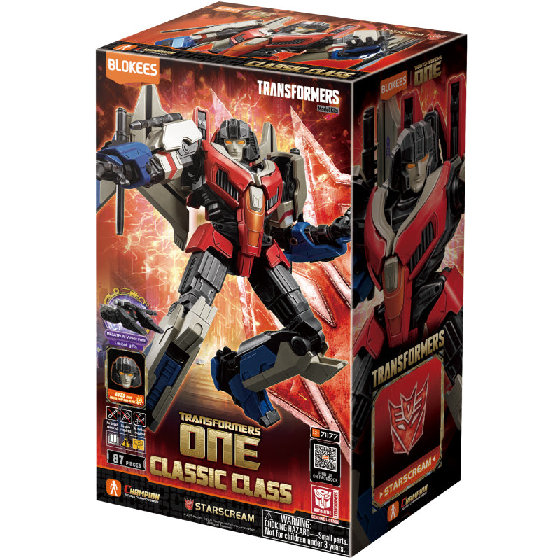 TRANSFORMERS - Starscream - Classic Class Blokees 2