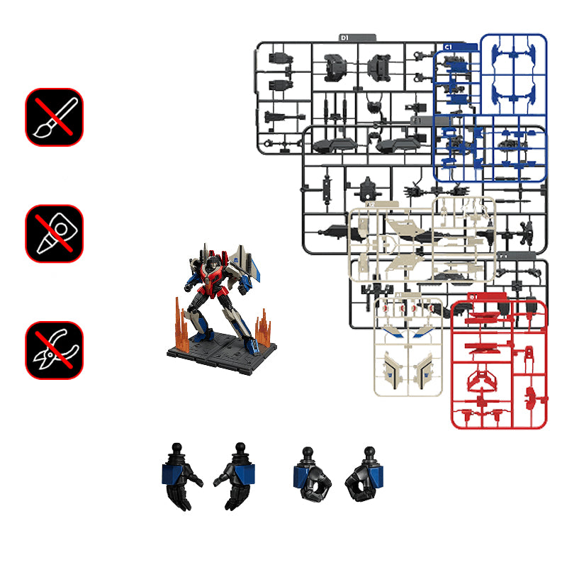 TRANSFORMERS - Starscream - Classic Class Blokees 3