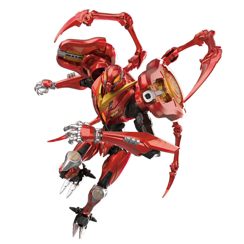 Blokees SP//DR Suit Marvel Rivals en pose dynamique avec bras mécaniques