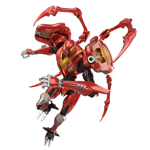 Blokees SP//DR Suit Marvel Rivals en pose dynamique avec bras mécaniques