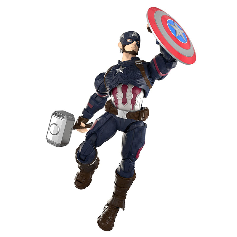 Captain America Blokees Champion Class avec bouclier et Mjolnir