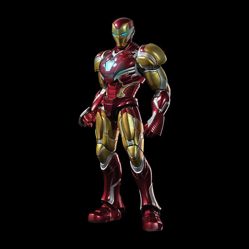 Détails du model kit Blokees Iron Man MK85 EX avec éléments lumineux