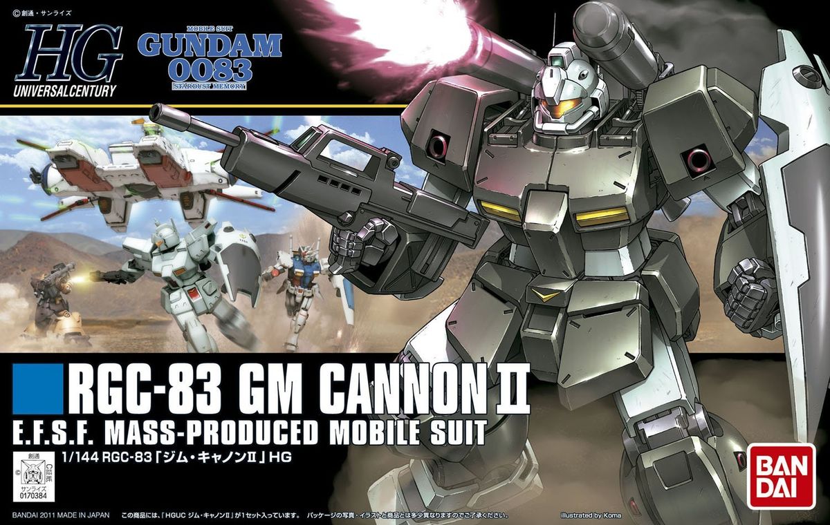 GUNDAM - HGUC 1/144 - GM Cannon II