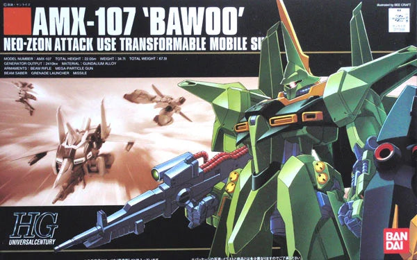 GUNDAM - HG 1/144 - AMX-107 Bawoo Neo-Zeon Attack