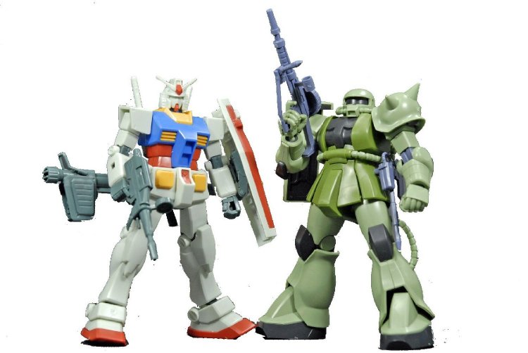 GUNDAM - HGUC 1/144 - Gunpla Starter Set - Model Kit
