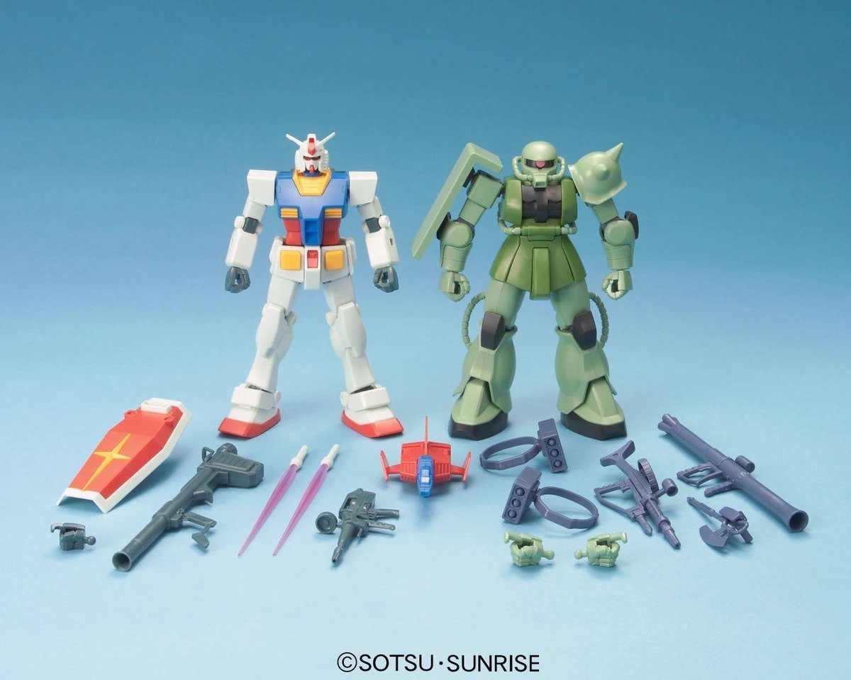 GUNDAM - HGUC 1/144 - Gunpla Starter Set - Model Kit