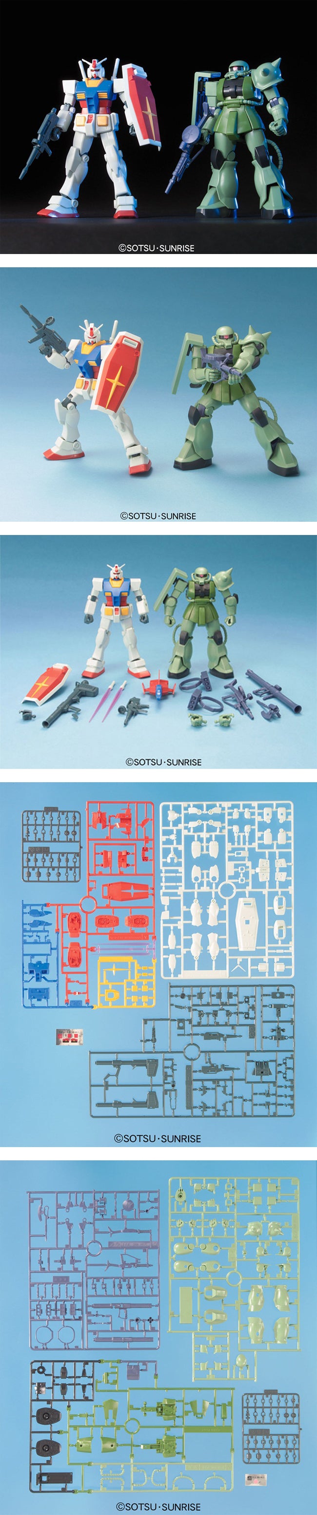 GUNDAM - HGUC 1/144 - Gunpla Starter Set - Model Kit