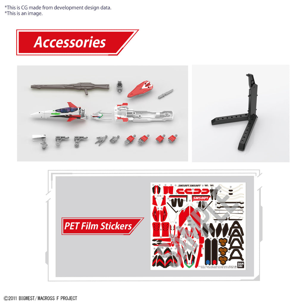 MACROSS - HG 1/100 YF-29 Durandal Valkyrie (Alto Saotome) - Model Kit