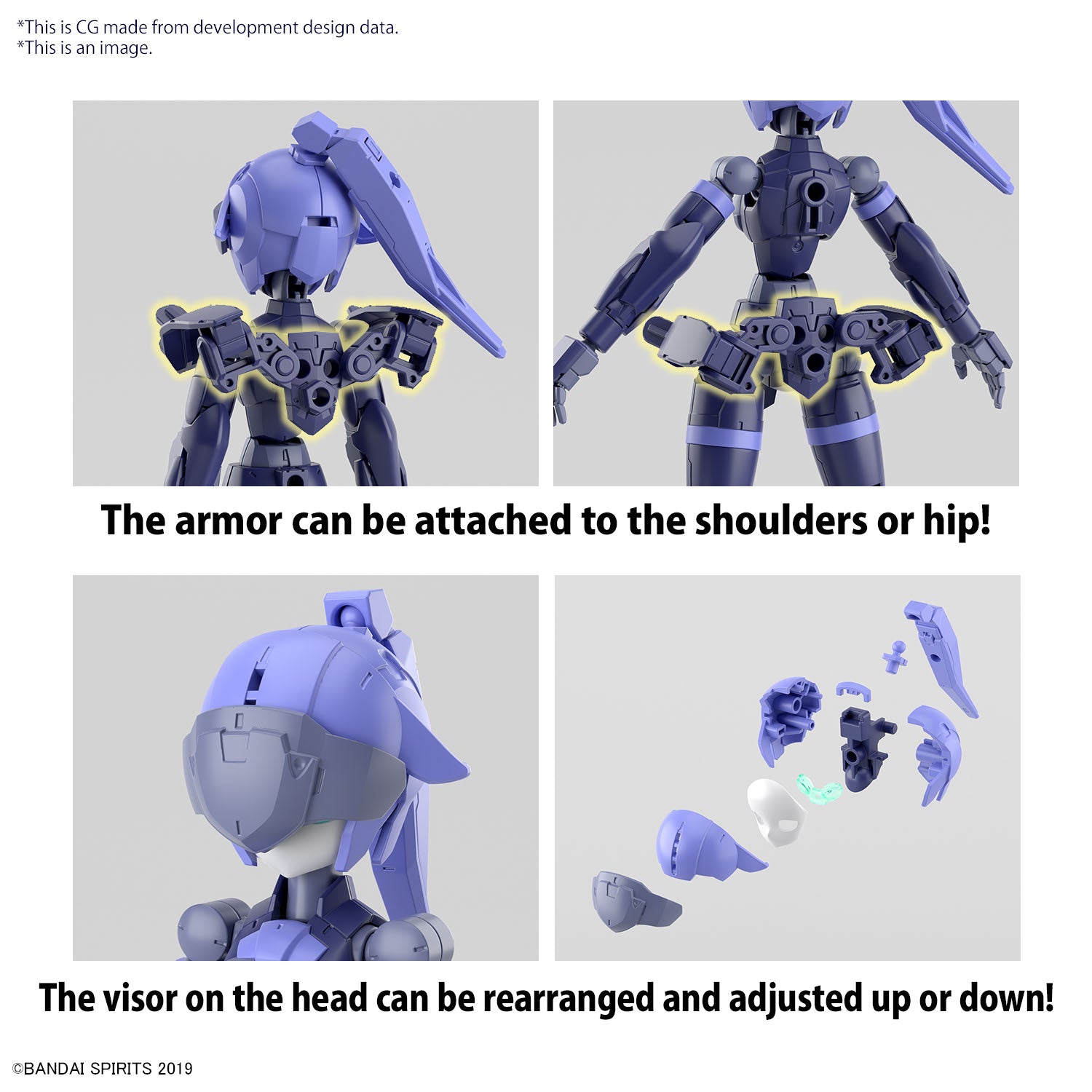 30MM - 1/144 - EXM-H15B Acerby (Type-B) - Model Kit